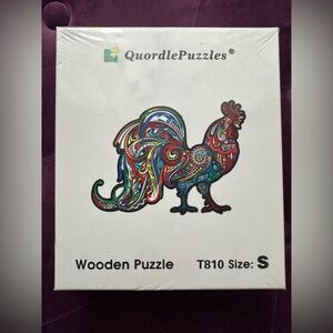 Quordle Wooden Rooster Puzzle